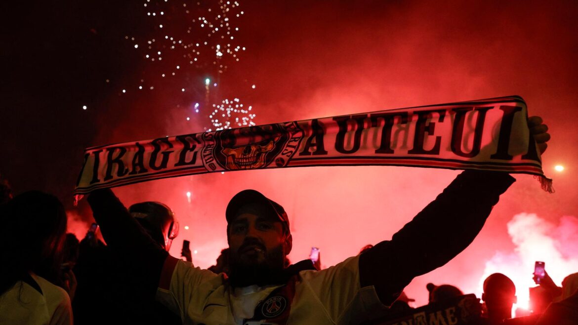 Incidents lors des célébrations du PSG