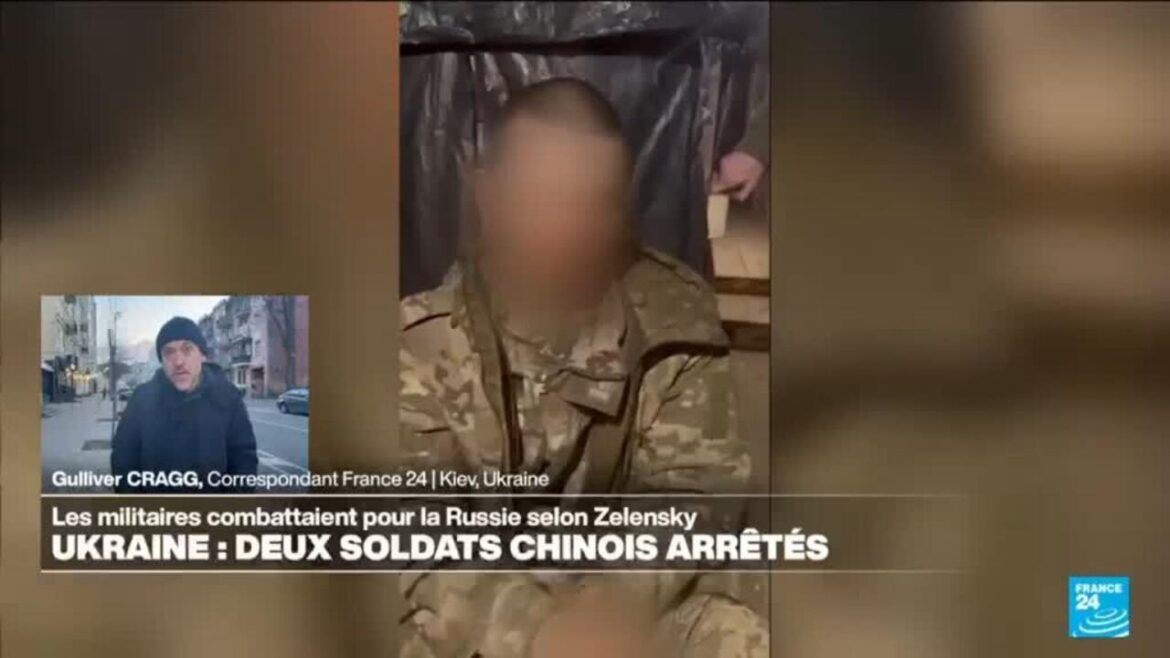 Chinois combattant aux côtés des Russes en Ukraine selon Zelensky