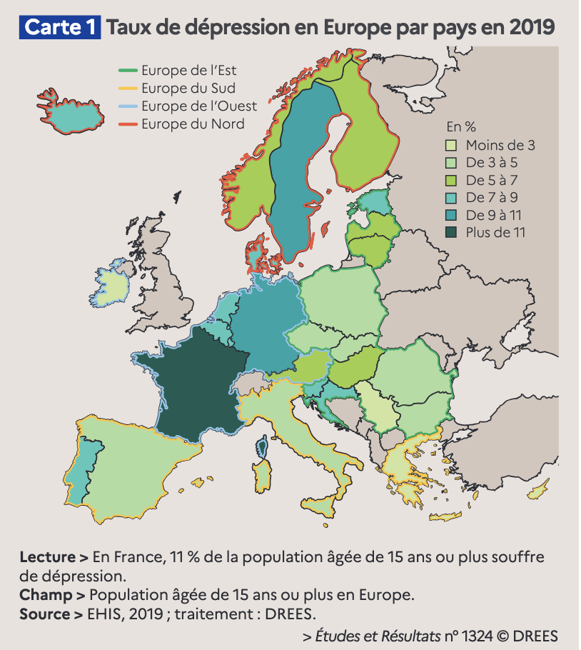 Coût des dépressions liées au travail : la France enregistre le taux d’incidence le plus élevé en Europe
