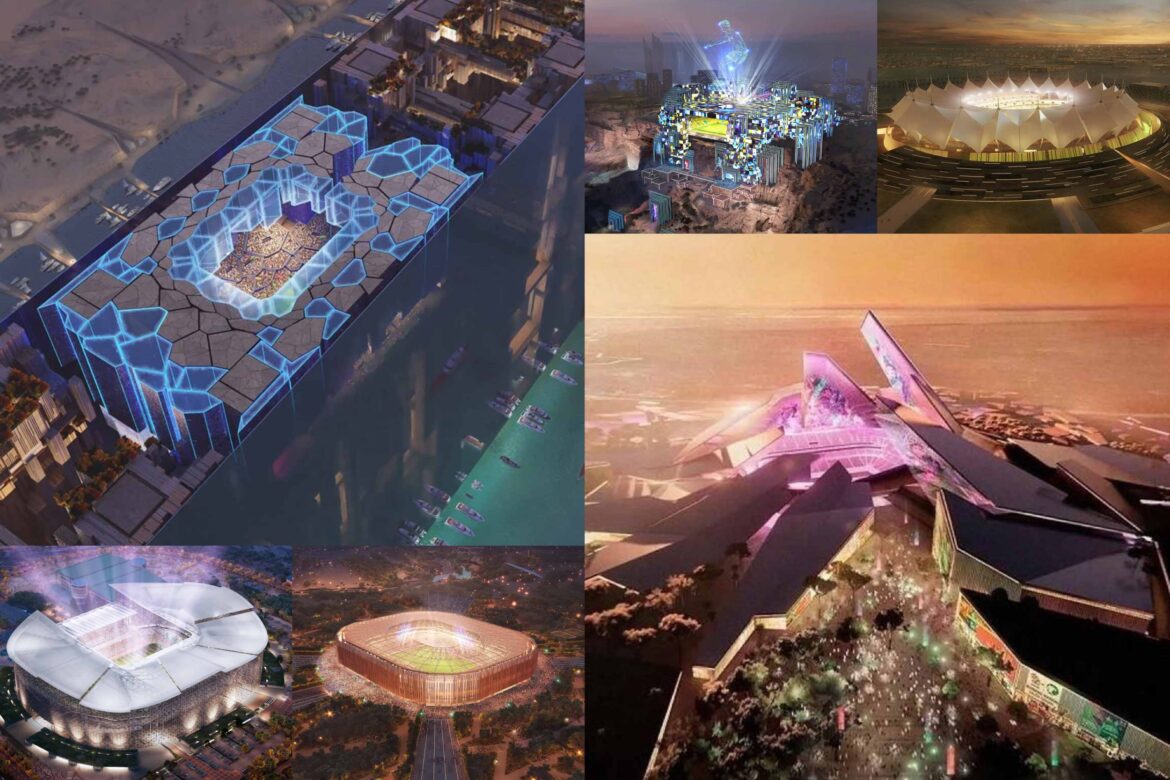 Dévoilement du Stade Futuriste à Riyad pour la Coupe du Monde 2034