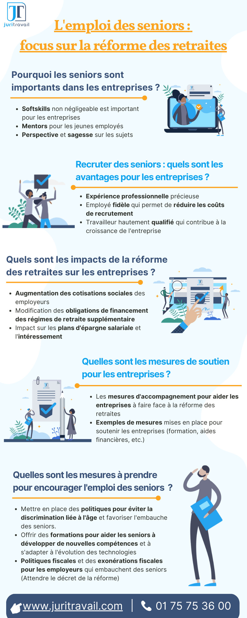 Nouvelles mesures pour favoriser l’emploi des seniors
