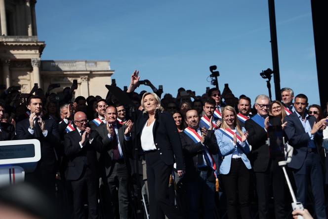 Manifestation en soutien à Marine Le Pen : le Rassemblement national peine à mobiliser