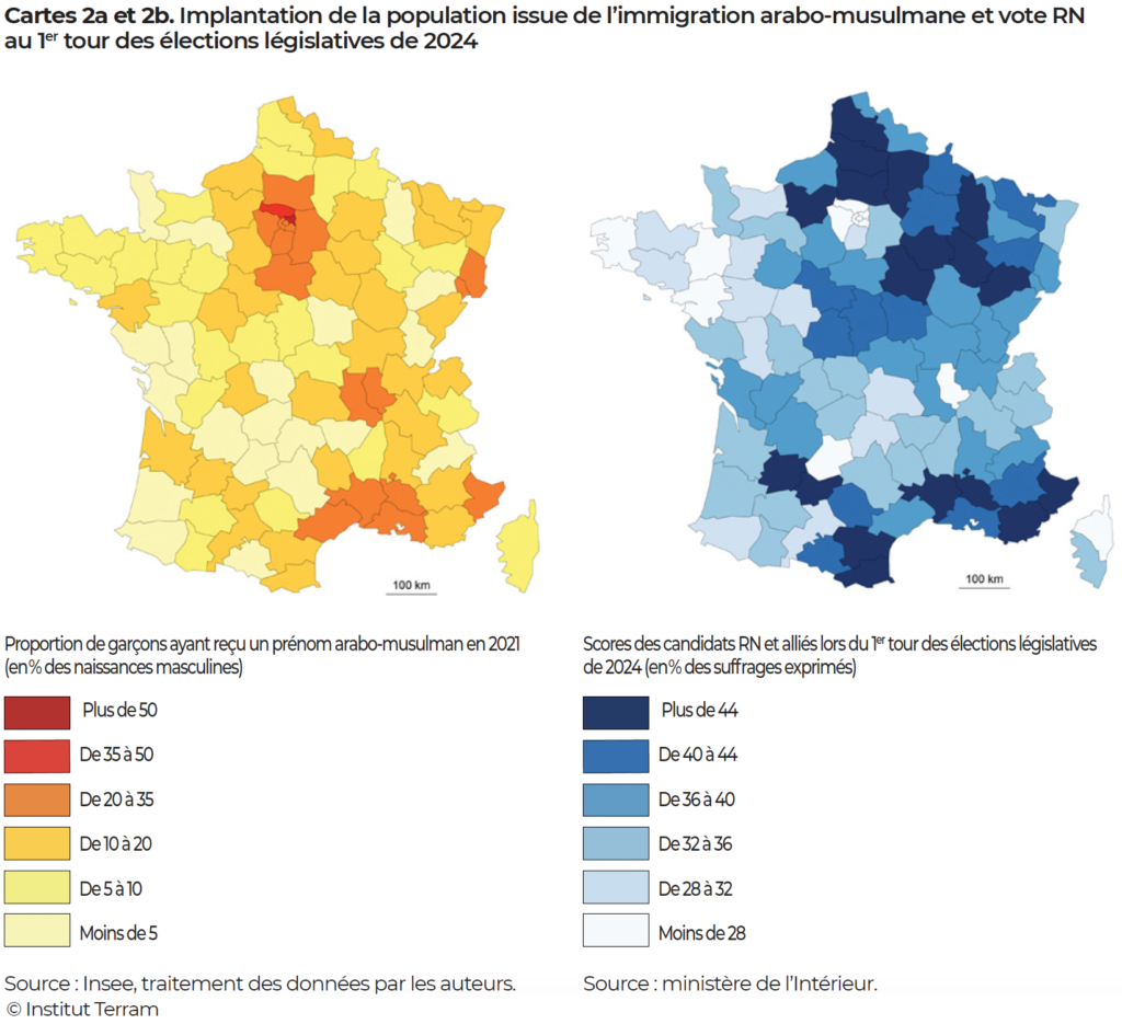 Analyse des disparités géographiques de l’implantation des populations issues de l’immigration