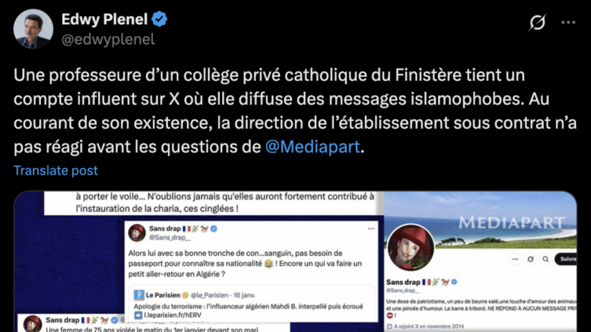 Affaire Plabennec : Une Enseignante Visée par des Accusations et des Menaces