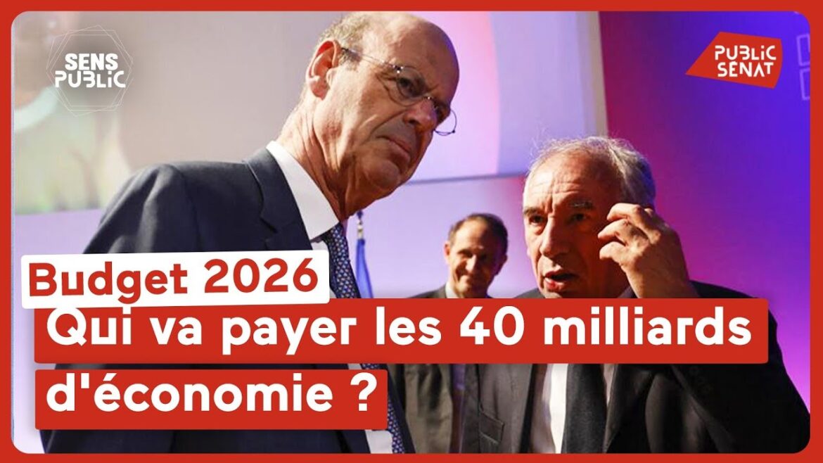 Économies massives requises pour le budget 2026 : entre 40 et 50 milliards d’euros