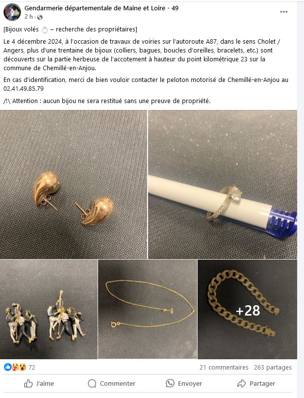 Voleur de bijoux sur le chemin de Saint-Jacques : un SDF étranger arrête sa course pour les rendre