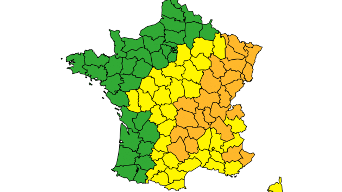 Alerte Orages : Dix-sept Départements en Vigilance Orange