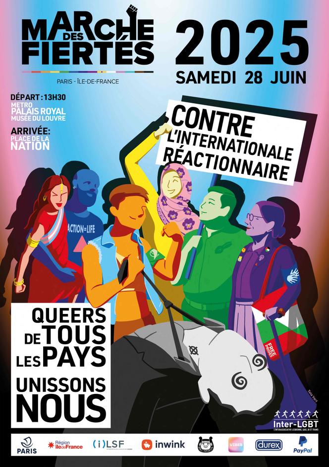 L’affiche de la Marche des Fiertés de Paris 2025 déclenche une tempête médiatique : un symbole controversé et un message perçu comme provocateur