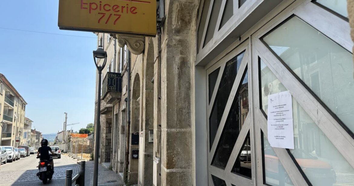 L’épicerie Point 7 d’Aubenas ferme ses portes sous pression