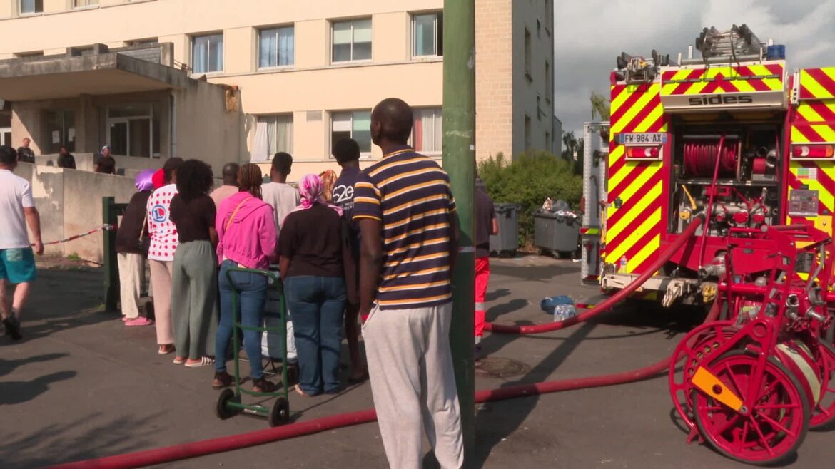 Incendie dévastateur à Caen : les migrants en crise économique et sociale
