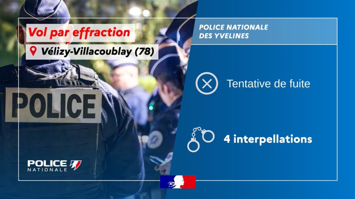 Rambouillet : Une tentative de vol à domicile déjouée par la police