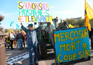 Macron s&rsquo;oppose au Mercosur, un choix controversé face aux cris des fermiers